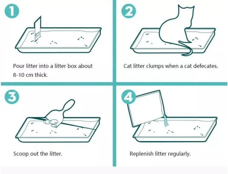 Natural Sample Free Dust Pet Friendly Kitty Litter Crystal Silica Pallet Cat Litter