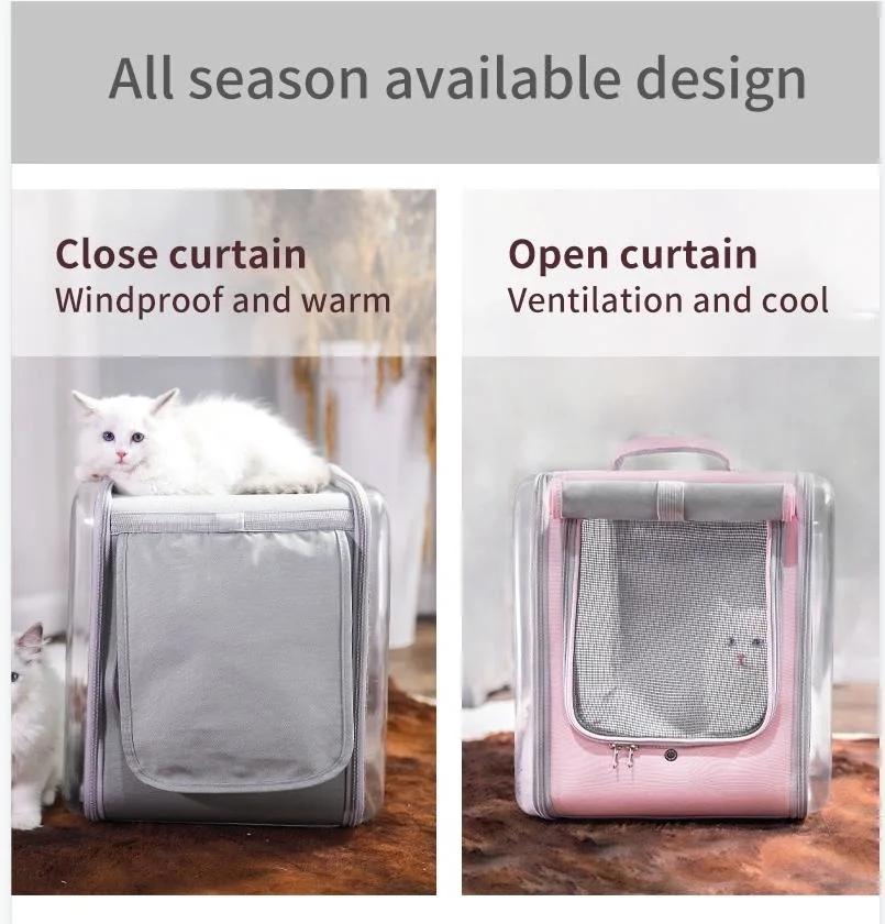 Wholesale Fashion Luxury Breathable Backpack Bag Cat Dog Pet Products
