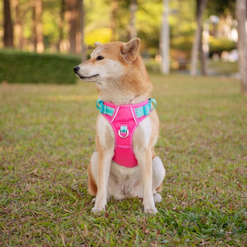 Factory Custom Pet Supplies Medium 3m Adjustable Reflective Front Clip Vest Soft No Pull Dog Harness