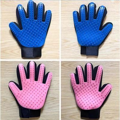 Silicone Dog Horse Grooming Cleaning Bath Gloves Dog Cleaning Brush Lint Remover