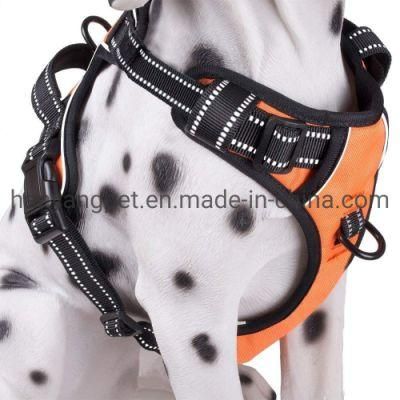 Oxford Fabric No Pull Dog Harness with Reflective Strap Adjustable Dogs Vest