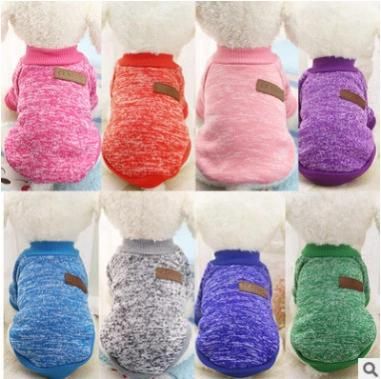 Cute Cotton Classic Warm, Woolen Small Medium Big Pet Hoodies Vests Clothes//