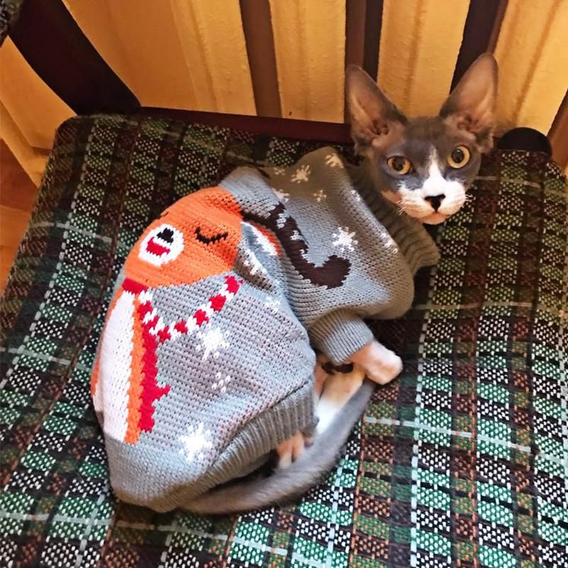 New Winter Small Medium Dogs Cats Clothes Warm Pet Sweater
