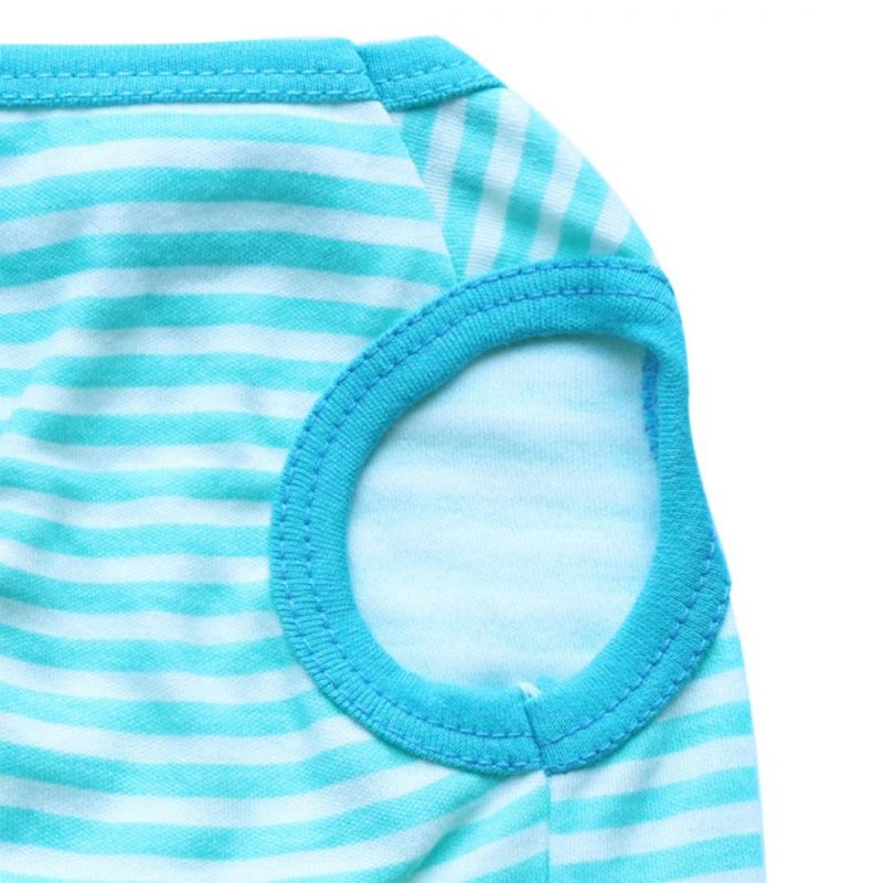 Casual Pet Vest Summer Striped Dog T-Shirt
