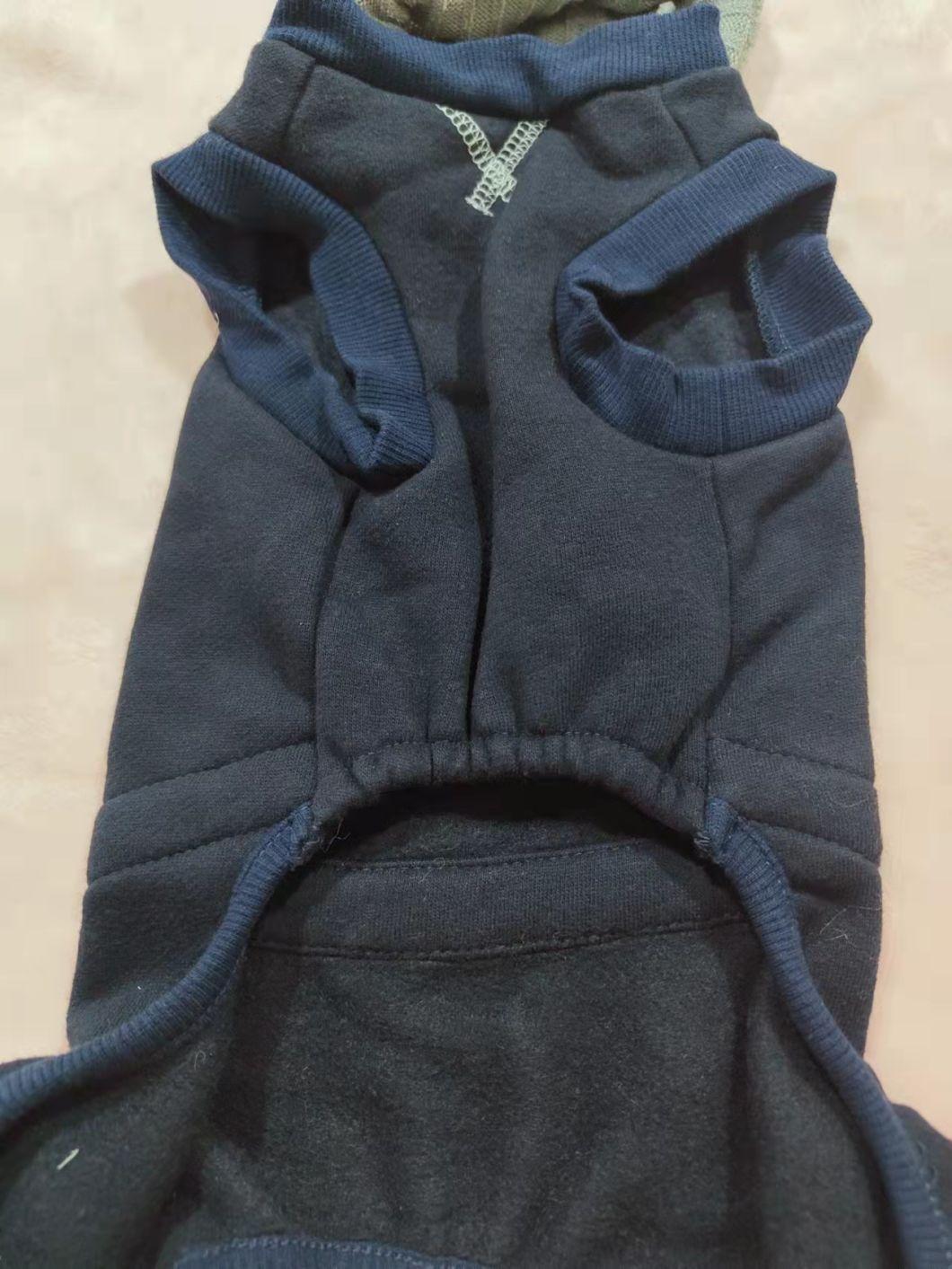 Detachable Cap Pet Products Pet Clothing Dog Hoodie with Detachable Hat Pet Pants