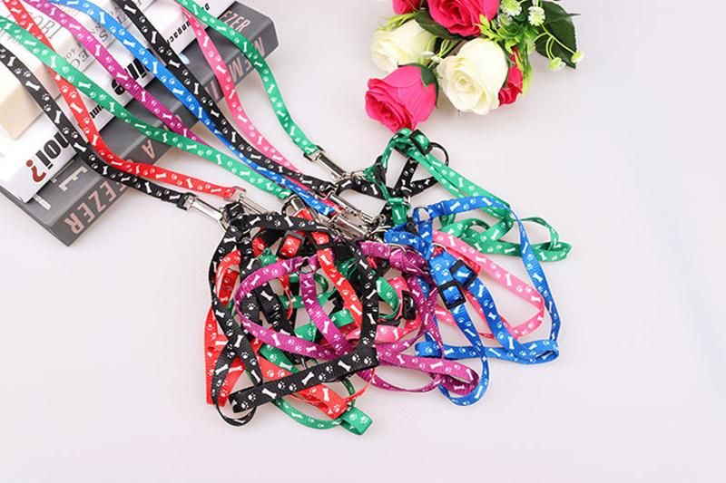 Adjustable Nylon Belt Dog Collar Pet Supplies Harness and Leash