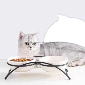 High Quality Dog Cat Products Bowls Metal Pet Feeder Stand