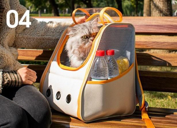 Wholesale Double Shoulder Cat Bag Pet out Backpack