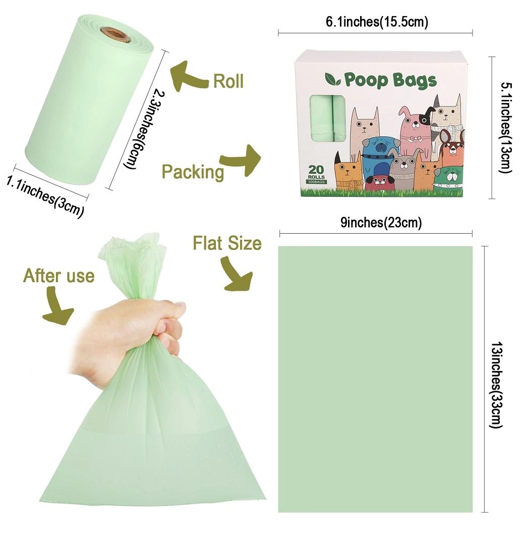 Eco Friendly Unscented Pet Poop Bags with Dispenser