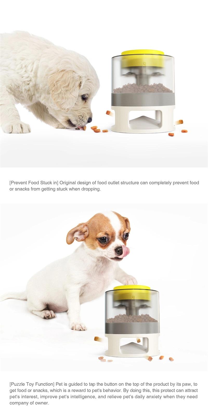 Interactive Dog Treat Catapult Round Doggy Automatic Pet Dispenser