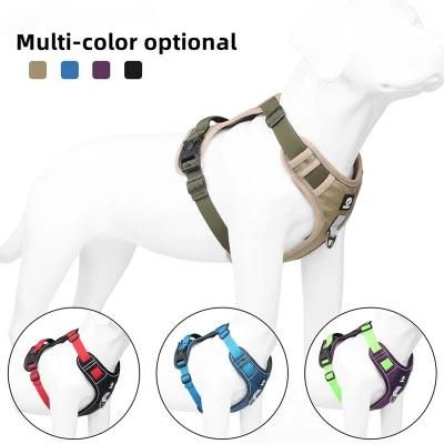 2022 Vest Type Large Dog Chest Strap with Explosion-Proof Impact Reflective Dog Traction Rope