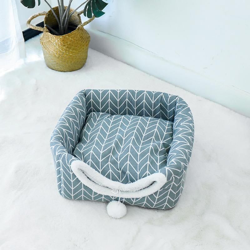 Washable Fashion Warm Luxury Indoor Bed Pet Dog Cat Househot Sale Products