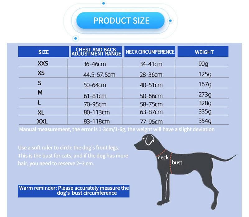 Explosion-Proof Rushed No Pull Outdoor Control Handle Safety Pet Vest Adjustable Reflective Dogs Harness