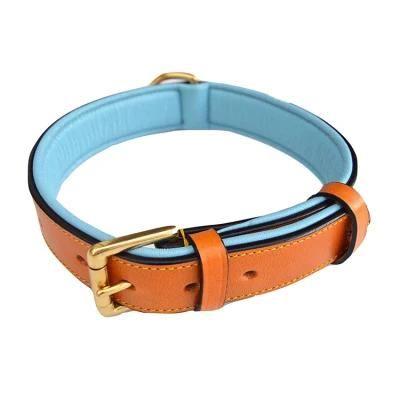OEM Custom PU Leather Dog Collar Luxury for Pet Supplier