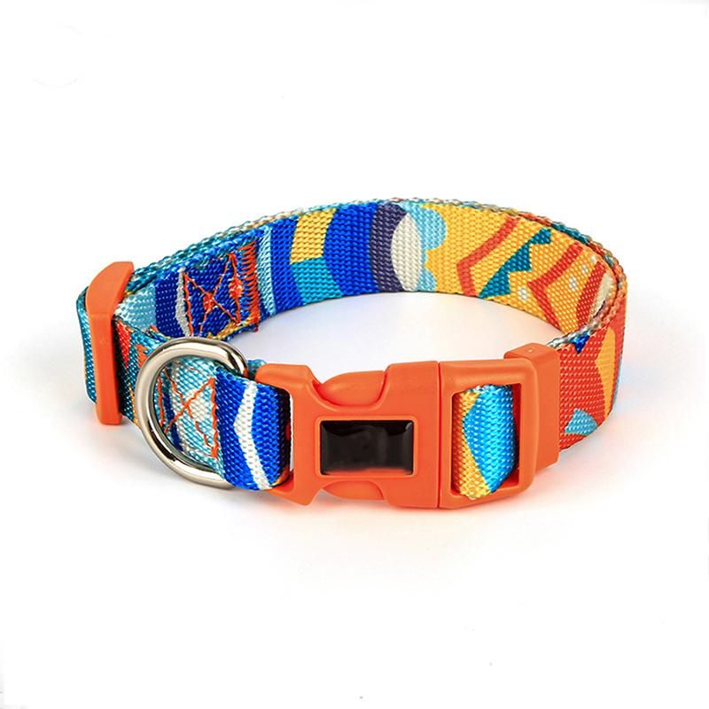 2022 Custom Logo High End 6 PCS Set Personalized Safety Custom Designer Dog Harness Set Dog Leash Pet Harness Pet Collars