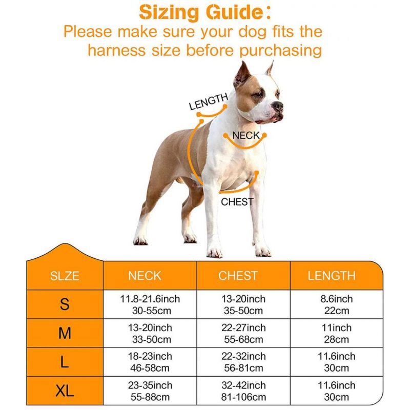 Easy to Wear& Adjustable Soft Padded Breathable Dog Harness, Dog Accessories