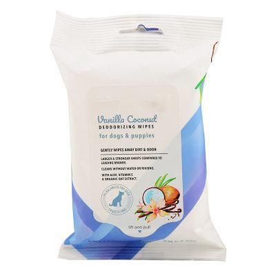 Biokleen OEM Custom Antibacterial Pet Cleaning Disposable Natural Cat Sanitary Pet Eye Wipes