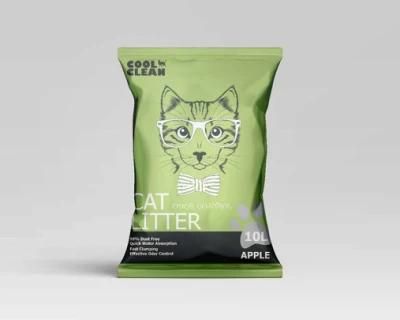 New Poly Bags by The Coolclean Brand with Bentonite Cat Litter with Fast Absorption and Strong Clumping and Super Odor Control