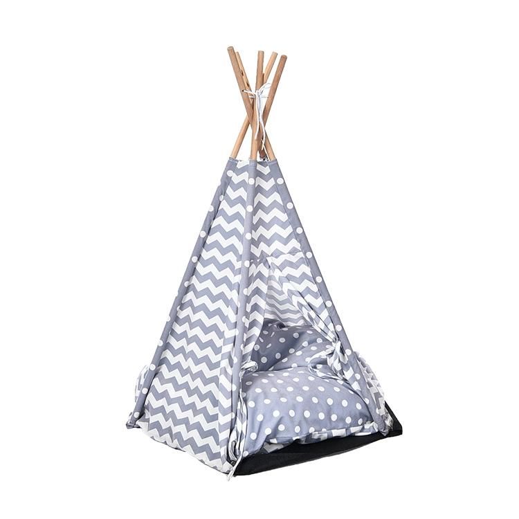 Five Sticks Soft Pet Tribe Comfortable Pet Teepee Dog Tent Cat Tent