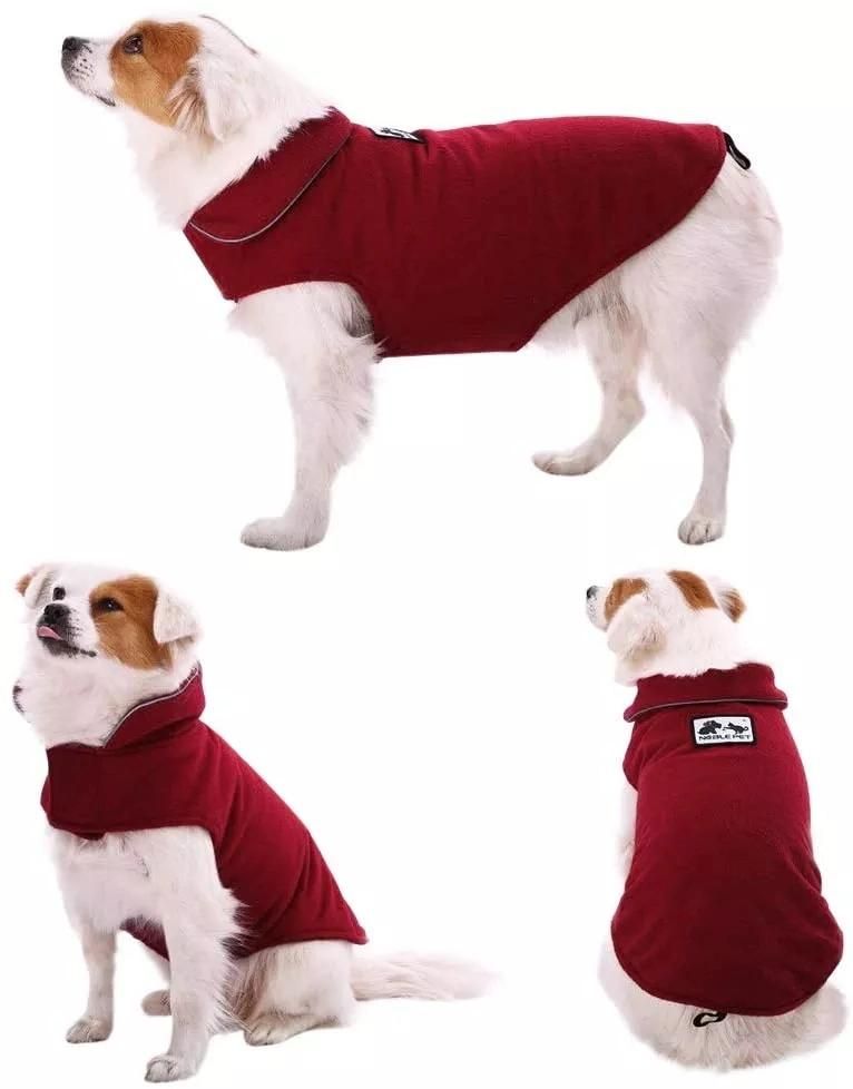 Stretch Fleece Vest Dog Sweater /Warm Pullover Fleece Dog Jacket /Winter Pet Dog Clothes