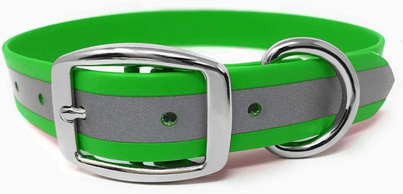 Heavy Duty Reflective Dog Collar – Adjustable Dog Collar with Durable Metal Buckle Dog Collar