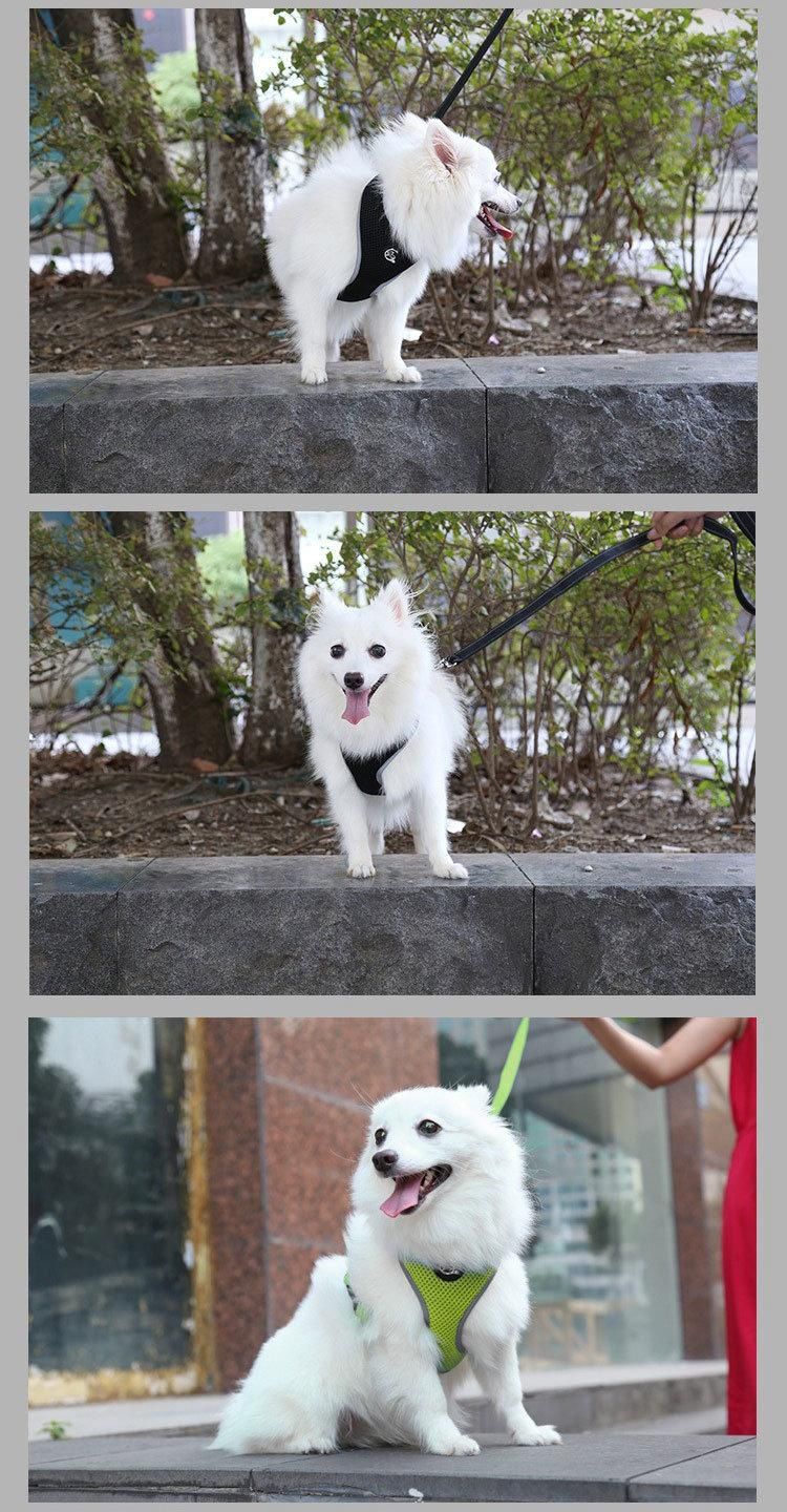 Pet Supplies Wholesale Breathable Custom Mesh Nylon Solid Pet Reflective Dog Harness