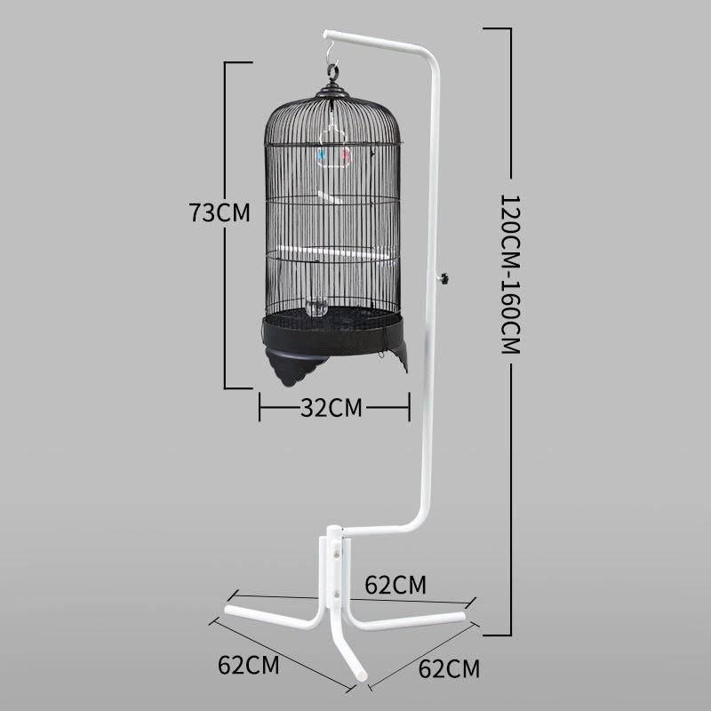 2022 New European Cabinet Wholesale Pet Products Bird Cages with Shelf Parrot Cage