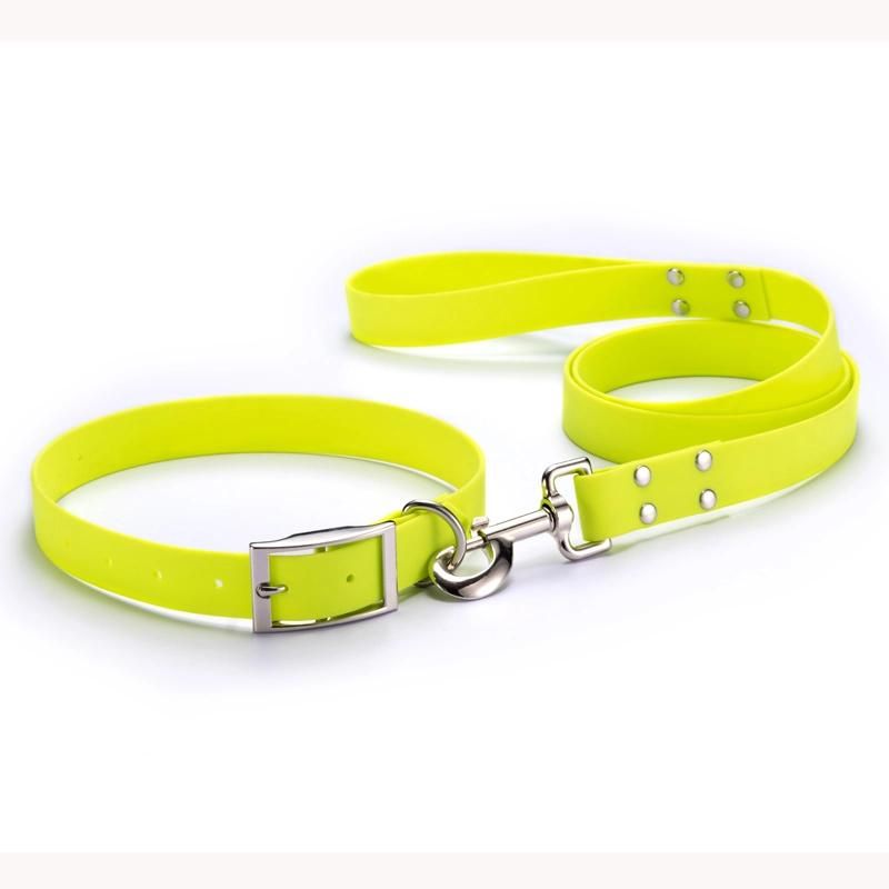 Hunting Dog Accessories Factory Manufacturer Top Grade Custom Waterproof Pet Collar Leash PVC Dog Leash