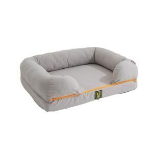 Soft Canvas Dog Bed with Non-Slip Backing Pet Bed