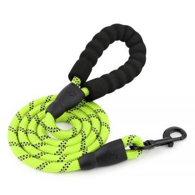Comfortable EVA Handle New Design Dog Pet Supplies Strong Rope Nylon Dog Reflective Leash