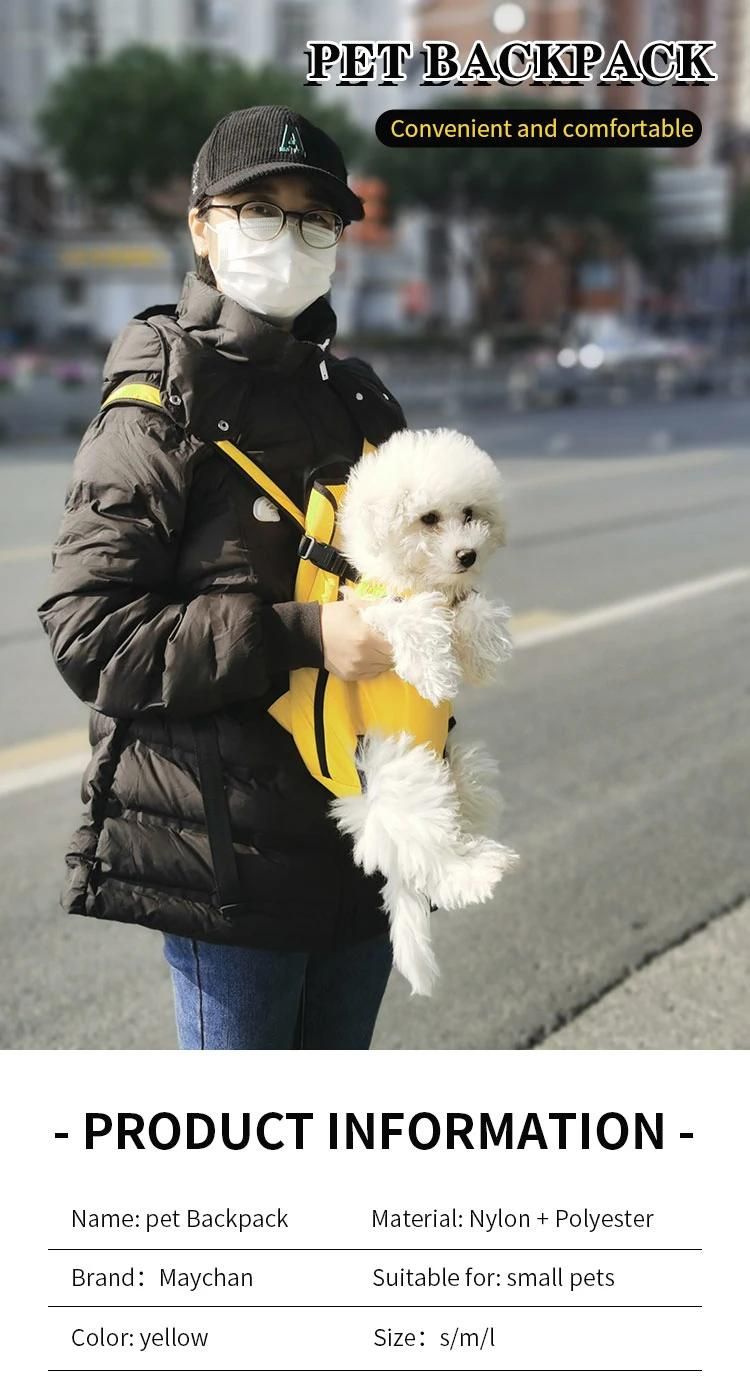 Luxury Mesh Neoprene Pet Carrier Bag Yellow Dog Carrier Cage