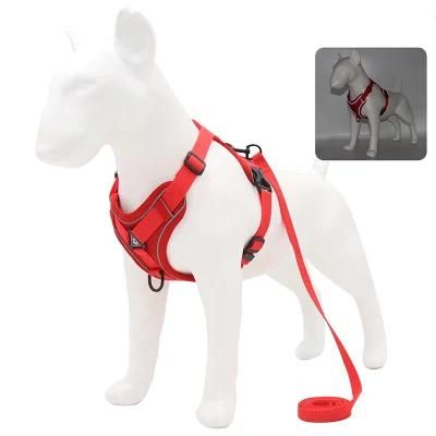 2022 Quality Pet Cat Accessories Breathable Reflective Dog Harness with Leash