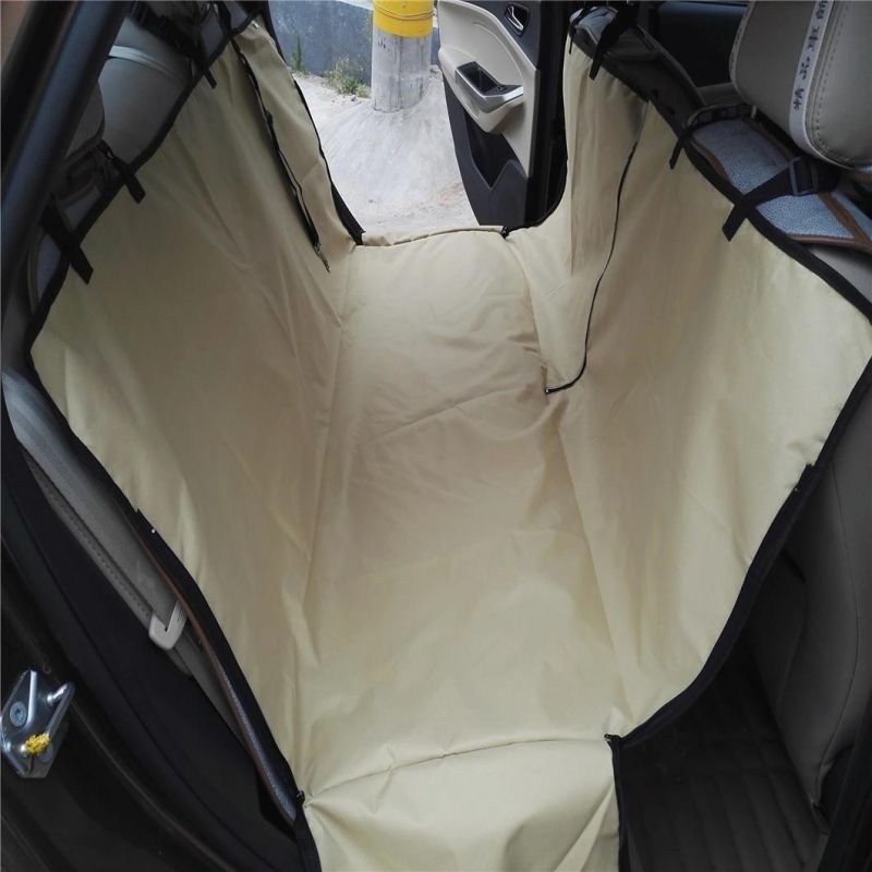 Luxury 600d Oxford Inner Ppcotton Back Anti-Slip Pad Dog Seat Car Cover Water Repellent Easy Clearn Seat Protection Dog Blanket Universal Pet Cover