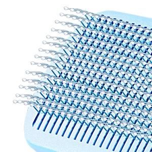 Pink/Blue/Grey Slicker Dog Comb Brush Pet Grooming Brush