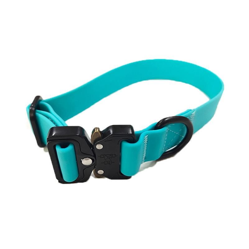 Luxury Waterproof PVC Dog Collar Eco-Friendly Dog Collar with Metal Buckel