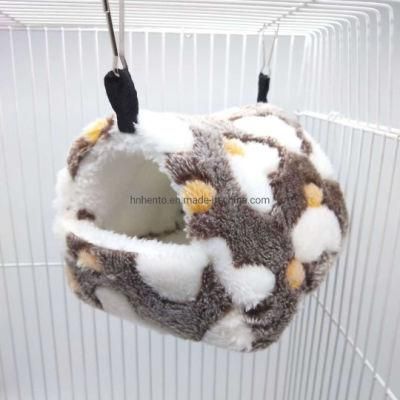 Pet Products Hamster Bed Hamster Beddings Winter Tent Type Plush Hanging Bed Hamster Beddings