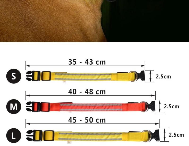 LED Pet Products Dog Cat LED Light Dog Collar