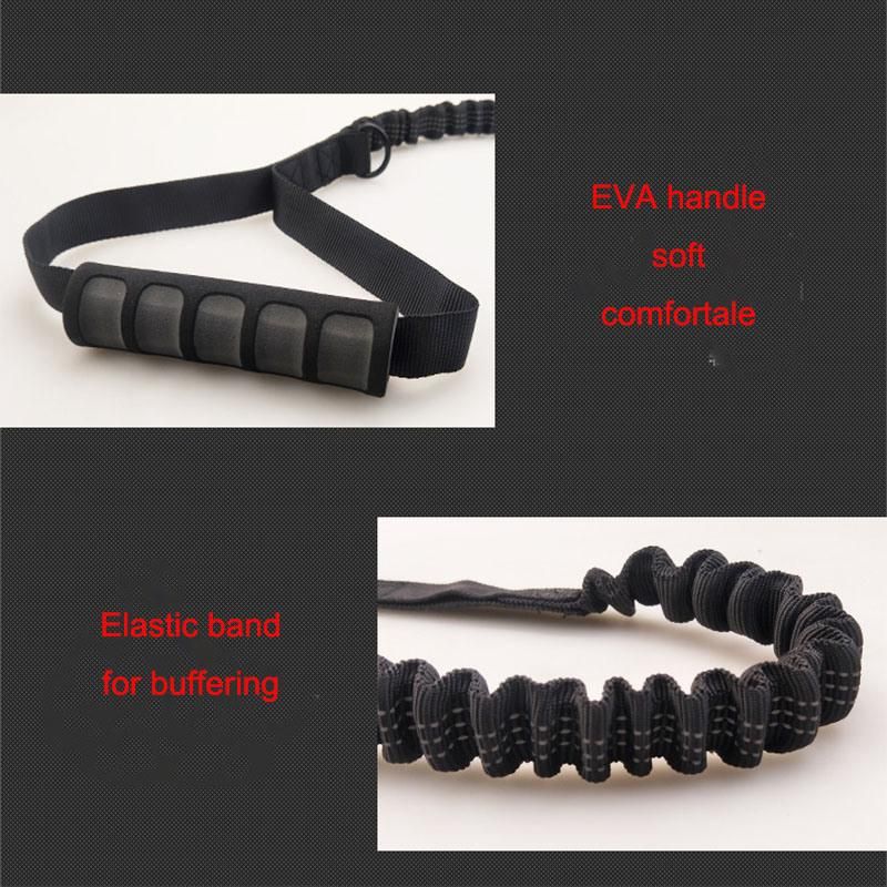 Two EVA Soft Hadles Dog Leash Elastic Bungee Pet Leash