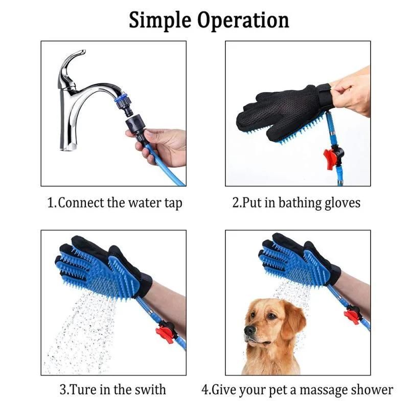 Pet Accessories 5 in 1 Hair Remover Cleaning Tools Grooming Kit for Dog 1 Buyer