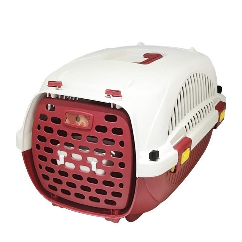 Three Colors Red Blue Grey Luxury Pet Products Pet Hurricane Transport Crate