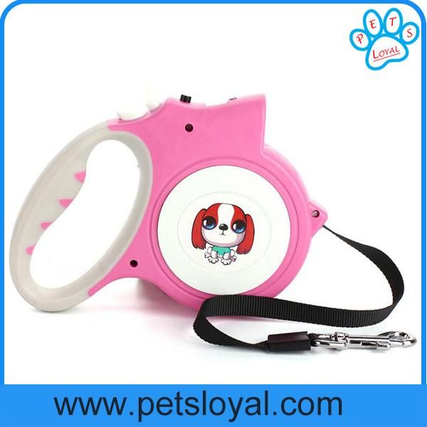 Factory Pet Supply Product LED Retractable Pet Lead Dog Leash