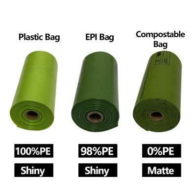 PLA Pbat Fully Compostable Disposable Poo Bag Customized Pet Biodegradable Corn Starch Dog Poop Bag