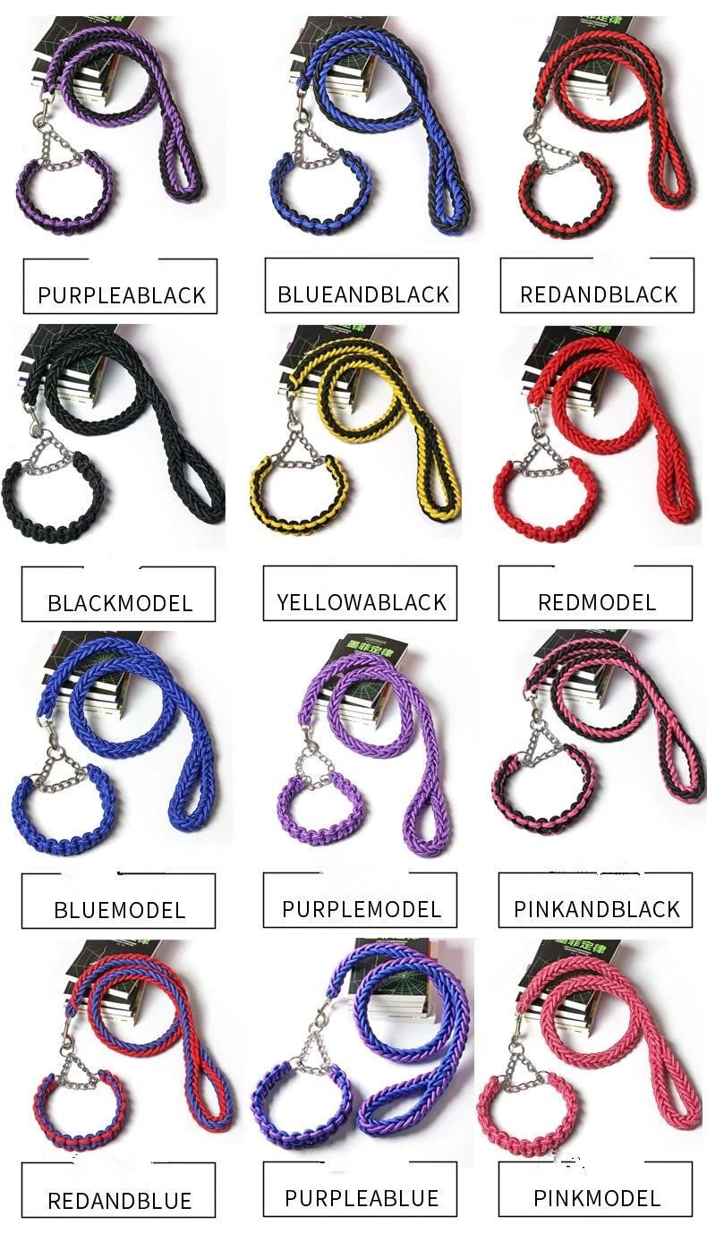 Adjustable Slip Pet Collars Traction Rope Dog Leash