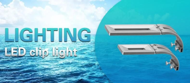 Fish Clip Light Saltwater Aquarium Blue and White LEDs 5W