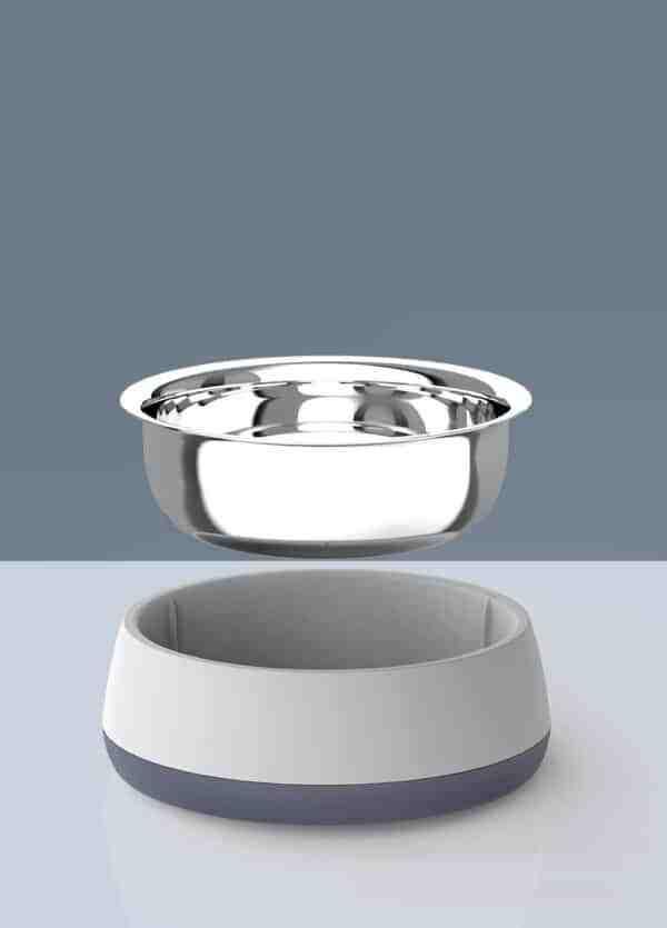 Dog Bowl Cat Bowl for Food and Water, Stainless Steel Double-Wall, Keeps Cold for Hrs, Non Slip Feeding Dish, Anti-Rust, Small Medium Large Pets