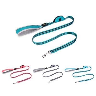 High Quality Reflective Nylon Leash Dog Multifunctional Dog Leash Set with Poop Bag Dispenser Innovative Leash Dog for Training