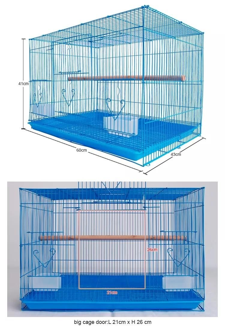 Custom Wholesale Iron Wire Bird Cage Large Cage for Parrot The Most Popular Square Bird Cage and Panels in Vietnam