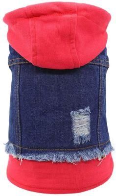 Dog Jeans Jacket Cool Blue Denim Coat