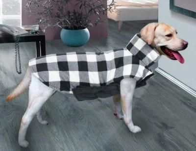 British Style Plaid Warm Dog Vest for Small Medium Large Dogs