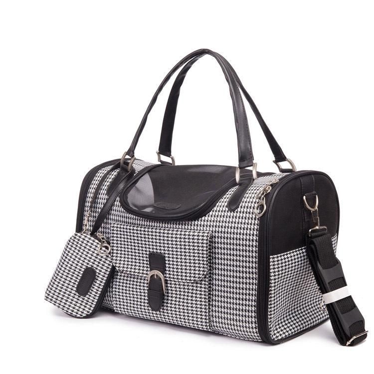 Portable Outdoor Pet Cat Dog Carrier Bag with Purse Travel Pet Carrying Bag